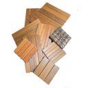 Ver imagem 5 de Deck de Madeira Modulado 6 Ripas 60x60 Kit 36 Peças (12m²)