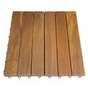 Ver imagem 3 de Deck de Madeira Modulado 6 Ripas 60x60 Kit 36 Peças (12m²)