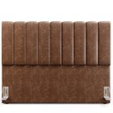 Ver imagem 3 de Cabeceira Cama Box Queen 160 Cm Dália W01 Couríssimo Marrom - Lyam Decor