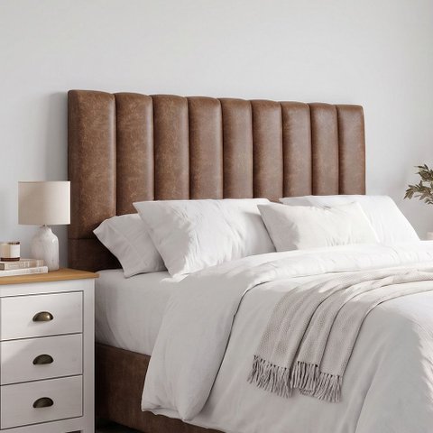 Cabeceira Cama Box Queen 160 cm Dália W01 Couríssimo Marrom - Lyam Decor