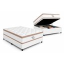 Ver imagem 2 de Cama Box Baú Crc Casal+Colchão Ortopédico Sofhistic Orthoflex