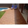 Deck de Madeira Modulado com Base Plástica 3 Ripas 30x60 - Unid - 10