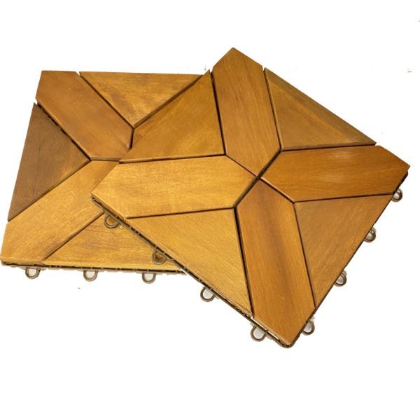Deck Modulado Versailles 30x30 Kit 36 Peças (3m²) - 3