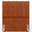 Ver imagem 6 de Cabeceira Cama Box Solteiro 100 cm Dália W01 Couríssimo Camel - Lyam Decor