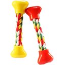 Ver imagem 1 de Brinquedo Mordedor Corda Dental Médio Sortido - 70165 - Chalesco Brinquedo Mordedor Corda Dental Méd