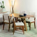 Ver imagem 4 de Mesa de Jantar Retangular para 4 Lugares Avena 135 Cm - Canella