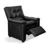 Poltrona do Papai Reclinável Imperador com Massageador Couro Facto Preto - SOFA STORE - 2