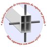 Mf Multiforma - 3 Suportes Pia Chumbar Bancada Mesa 50 Cm Branco - 5