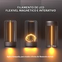 Ver imagem 2 de Luminaria Lampada Filamento Magnetica Moderna Minimalista Decoraçao Touch 3 Niveis Recarregavel Sem