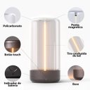Ver imagem 3 de Luminaria Lampada Filamento Magnetica Moderna Minimalista Decoraçao Touch 3 Niveis Recarregavel Sem