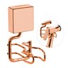 Suporte Chuveirinho Ducha Higiênica Fixação Parafusos - Wp - Rosé Gold - 1