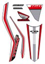 Ver imagem 1 de Kit Adesivo Faixa Protetor Cg Titan 160 Branco, Cinza, Vermelho Ano 2018 a 2021 Cobra Motoparts