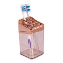Ver imagem 3 de Porta Escova de Dente de Bancada Slim - Wp Connect - Rosé Gold
