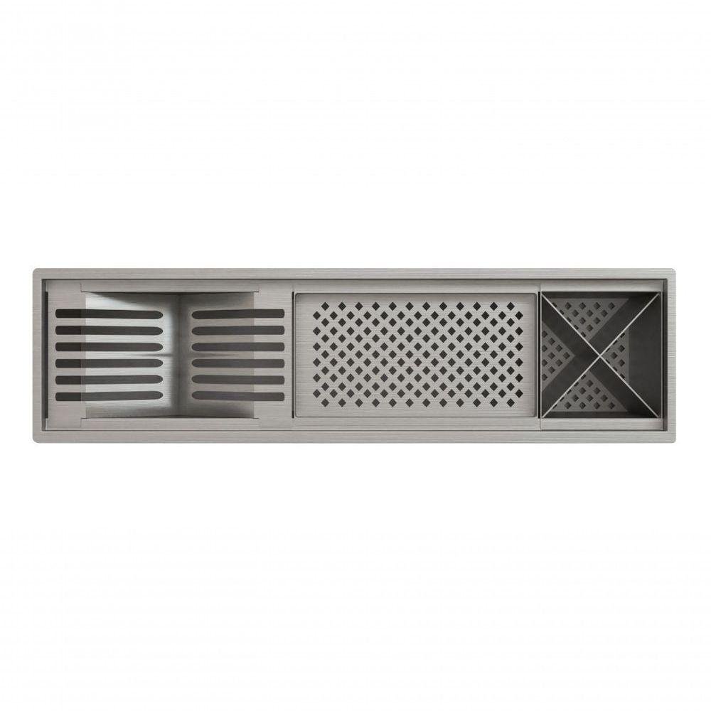 Calha Embutida Design em Inox para Taças - 5