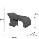 Ver imagem 7 de Maca Estofada Estética Botonê 70 Cm Sobrancelha Cilios Cor:cinza