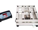 Ver imagem 2 de Balança Profissional PLT 150/300kg Slim Tripla Escala Inox Sem Coluna com Bateria Triunfo