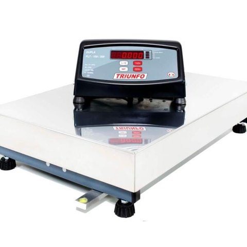 Balança Profissional PLT 150/300kg Slim Com Coluna Triunfo