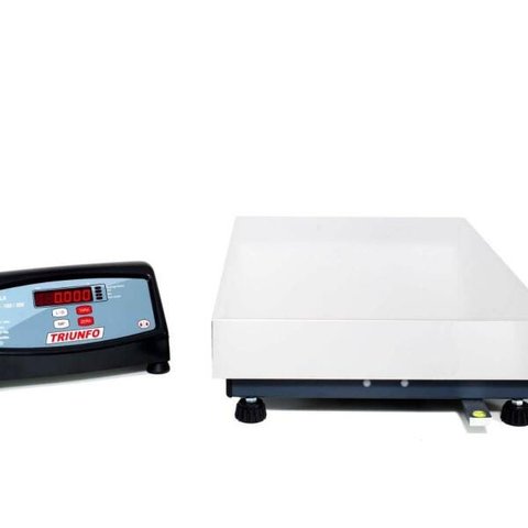 Balança Profissional PLT 30/60kg Mini Slim Sem Coluna Triunfo