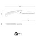Ver imagem 3 de Serrote de Poda Profissional Tramontina Dobrável 7" / 180 Mm com Cabo Plástico 78370071