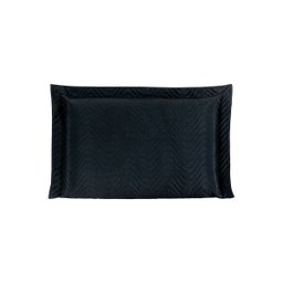 Porta Travesseiro Percal 180 Fios Matelado Juma PRETO - 1