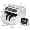 Ver imagem 5 de Máquina de Contar Dinheiro Cédulas Detecta Nota Falsa 110v