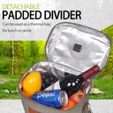 Ver imagem 7 de Bolsa Térmica para Vinhos Kato (cinza 4 Garrafas)