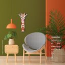 Ver imagem 2 de Girafa mascando chiclete - Quadro ou placa decorativa com 14 peças É DeCoração Quadros e placas deco