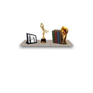 Prateleira Simples Madeirado 40x20cm Com Suporte Em Mdf