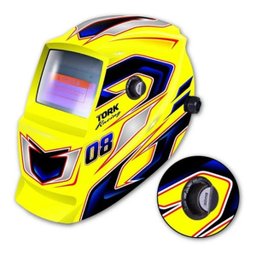 MASCARA DE SOLDA AUTOMÁTICA VISOR COLORIDO 4K RACING MTR SUPER TORK - 1 MASCARA DE SOLDA AUTOMÁTICA VISOR COLORIDO 4K RACING MTR SUPER TORK - 1