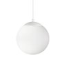 Pendente Globo Esfera de Vidro Branco Fosco 20cm - Branco - 3