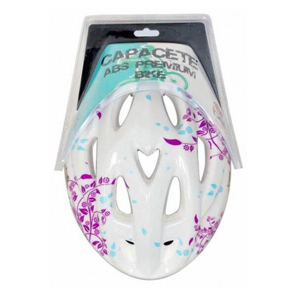 Capacete Infantil Para Bike Contra Tombos Bicicleta Branco:P - 6