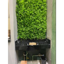 Kit 30 Placas Painel Revestimento Parede Quadro Jardim Vertical Artificial Decoratição Natureza Inve - 5