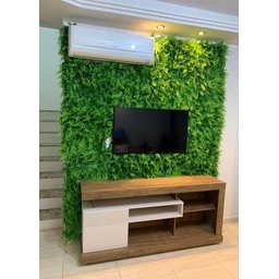 Kit 30 Placas Painel Revestimento Parede Quadro Jardim Vertical Artificial Decoratição Natureza Inve - 1