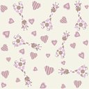 Ver imagem 1 de Papel de Parede Infantil Girafa Menina