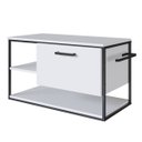 Ver imagem 2 de Gabinete para Banheiro Industrial Suspenso com Porta Basculante Branco