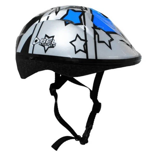Capacete Infantil Para Bike Contra Tombos Bicicleta Prateado:M - 1
