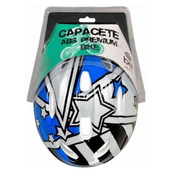 Capacete Infantil Para Bike Contra Tombos Bicicleta Prateado:M - 5