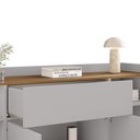 Ver imagem 4 de Aparador Buffet Future Off-white com Cinamomo - Bechara