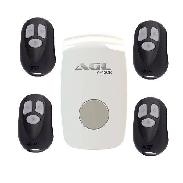 Kit Acionador Agl para Fechaduras com 4 Controles - 1