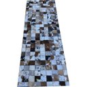 Ver imagem 1 de Tapete de Couro Passadeira Marrom Malhado 0,60x1,80 S/B