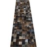 Tapete de Couro Passadeira Marrom Exotico 0,60x2,00 S/Borda - 1