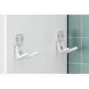 Ver imagem 6 de Armário Organizador Multiuso Sala Quarto Escritório Lavanderia 2 Portas 5 Prateleiras 4 Pés 879 Linu