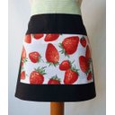 Ver imagem 1 de Avental Cintura Fashion Morango Preto