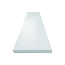 Prateleira Simples Branca 70x20cm Com Suporte Em Mdf - 4