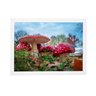 quadro decoração natureza cogumelos vermelhos brc7004 - 1