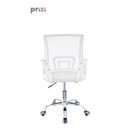 Ver imagem 4 de Cadeira de Escritório com Base Cromada Prizi Essencial