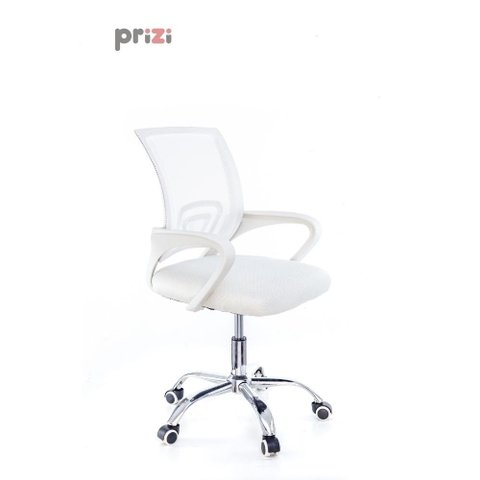 Cadeira de Escritório com Base Cromada Prizi Essencial