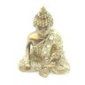 Buda com Pedras G Dourado - Mãos Abaixadas - 4