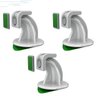 Kit 3un. Trava Porta Fixador Prendedor Porta Magnético Branco com Adesivo Resistente para Chão ou Ro - 1