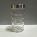 Ver imagem 4 de Pote Hermético de Vidro 1,5L Transparente 22x11x11cm Mantimentos Cozinha Tampa
